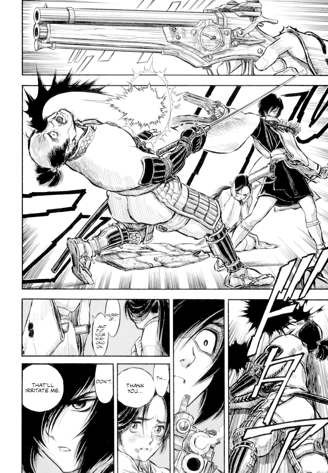 Gaikou-Kakkaku Chapter 2 page 32 - Chapter 2: Sengoku Arquebusier Magoichi