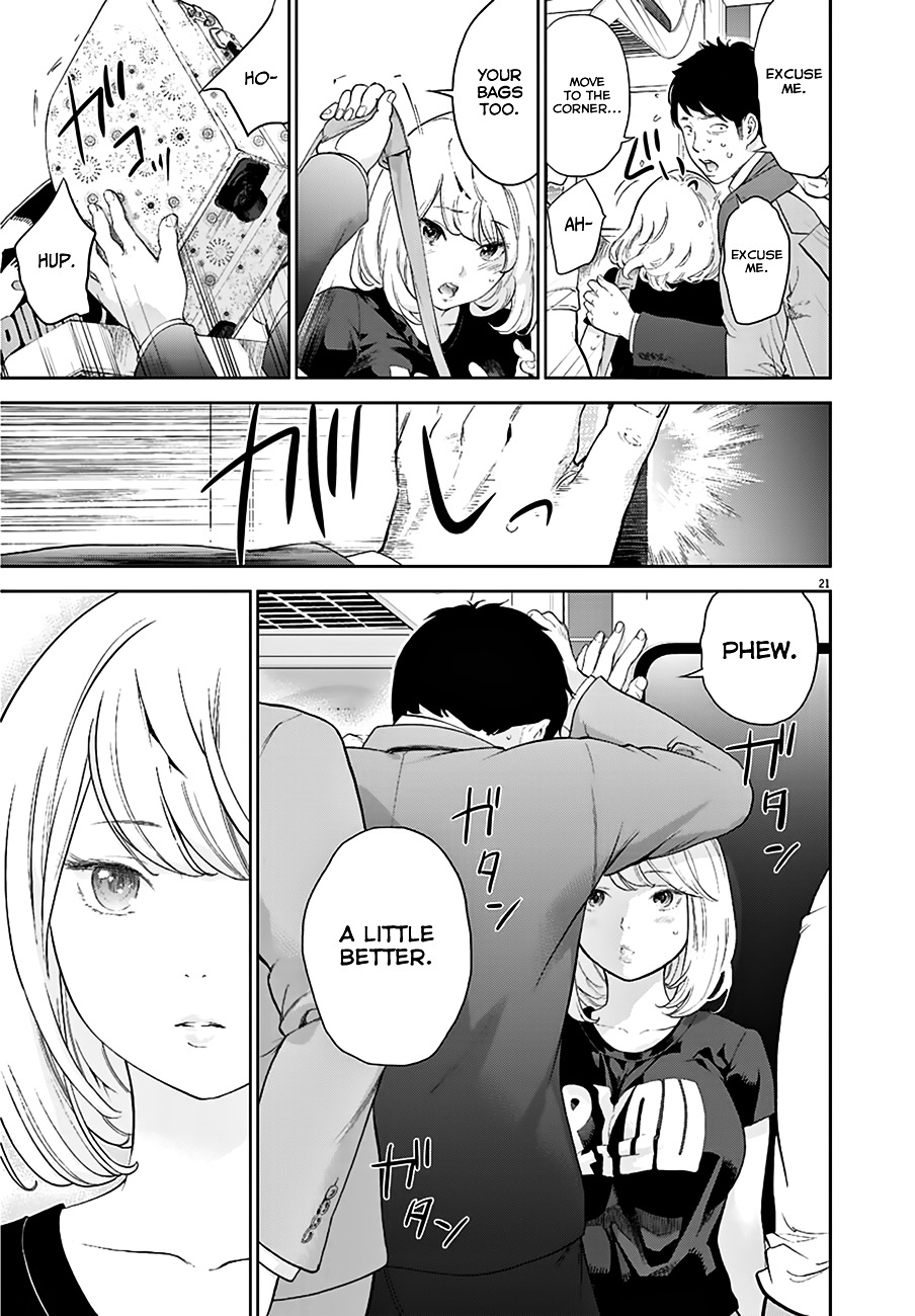 Gaishu-Isshoku Chapter 1 page 21 - Chapter 1 : Crowded Train