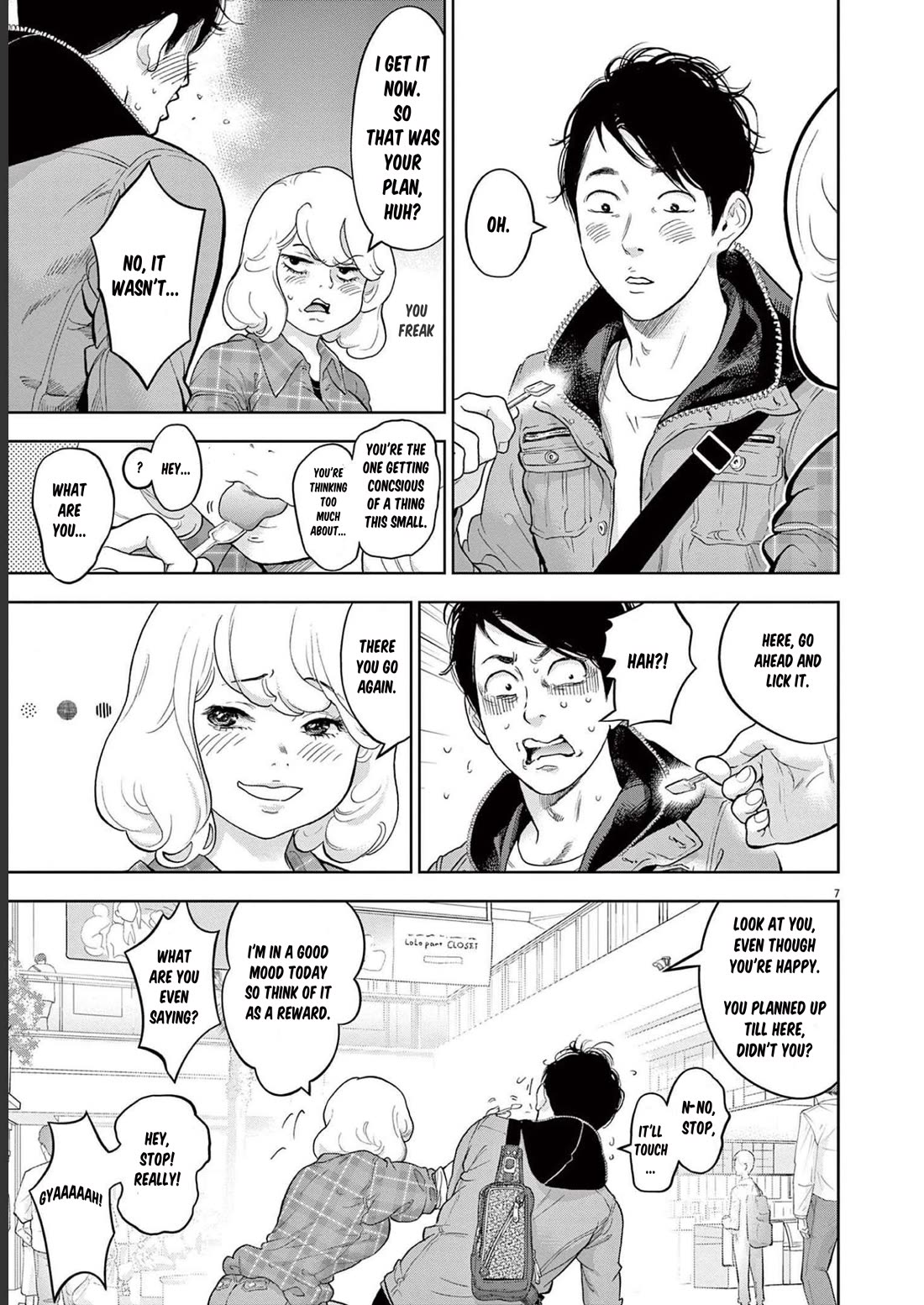 Gaishu-Isshoku Chapter 36 page 7 - Chapter 36: Ditched Dog