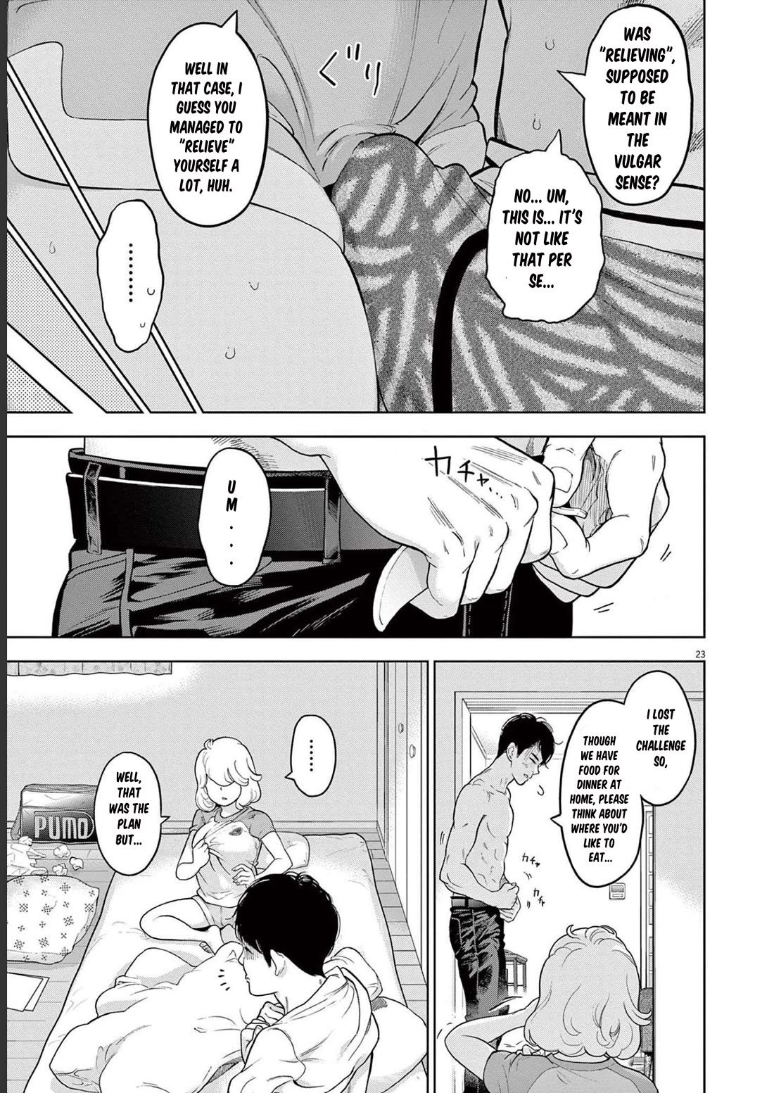 Gaishu-Isshoku Chapter 37 page 23 - Chapter 37: Relieving Each Other