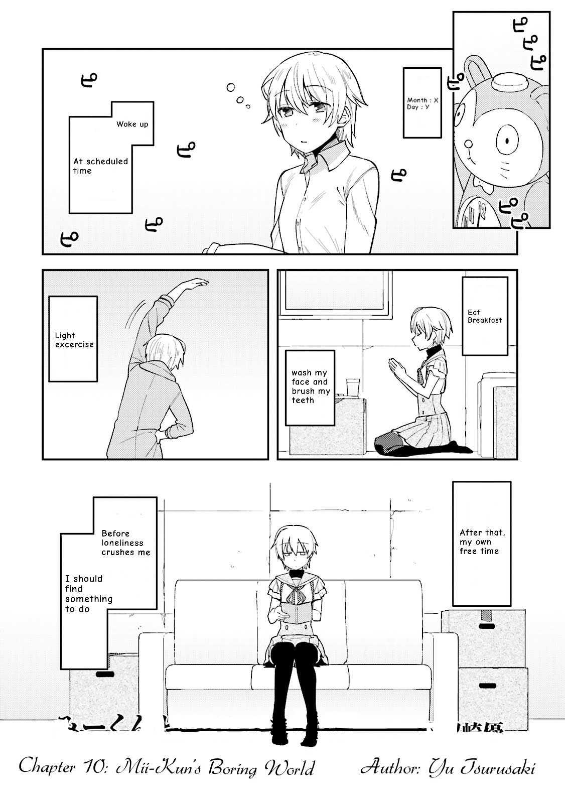 Gakkou Gurashi! Anthology Comic - Kai Chapter 10 page 1 - Chapter 10: Mii-kun's boring world