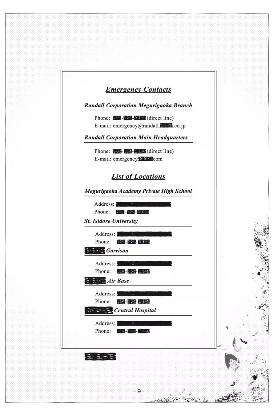 Gakkou Gurashi! Chapter 18.5 page 2 - Vol.3 Staff Emergency Evacuation Manual