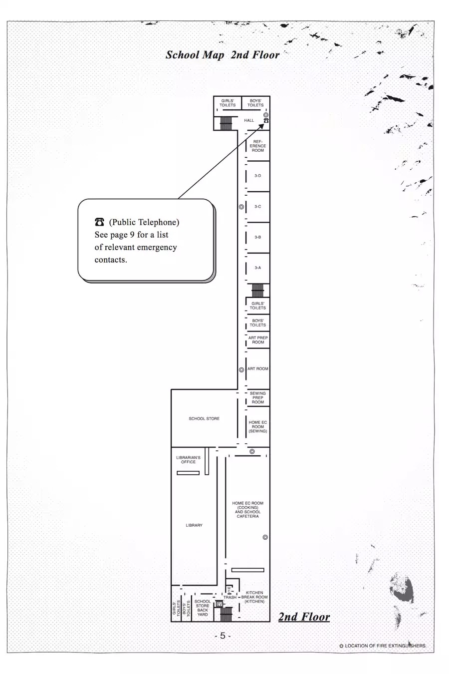 Gakkou Gurashi! Chapter 18.5 page 6 - Vol.3 Staff Emergency Evacuation Manual