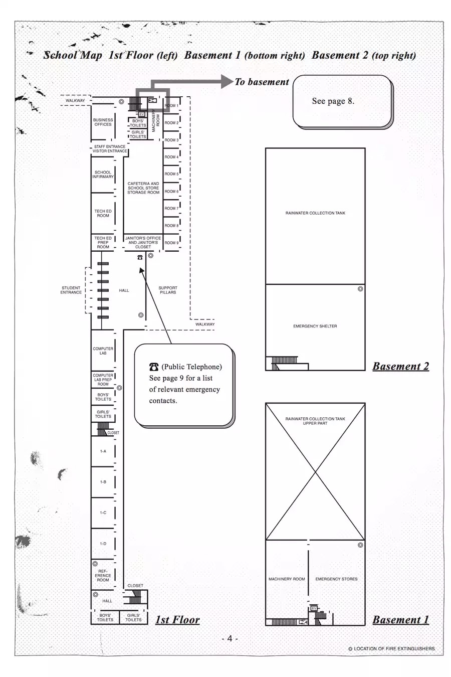 Gakkou Gurashi! Chapter 18.5 page 7 - Vol.3 Staff Emergency Evacuation Manual
