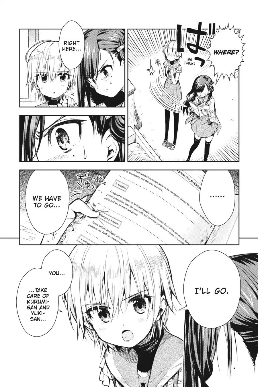 Gakkou Gurashi! Chapter 19 page 15 - Chapter 19: Scars