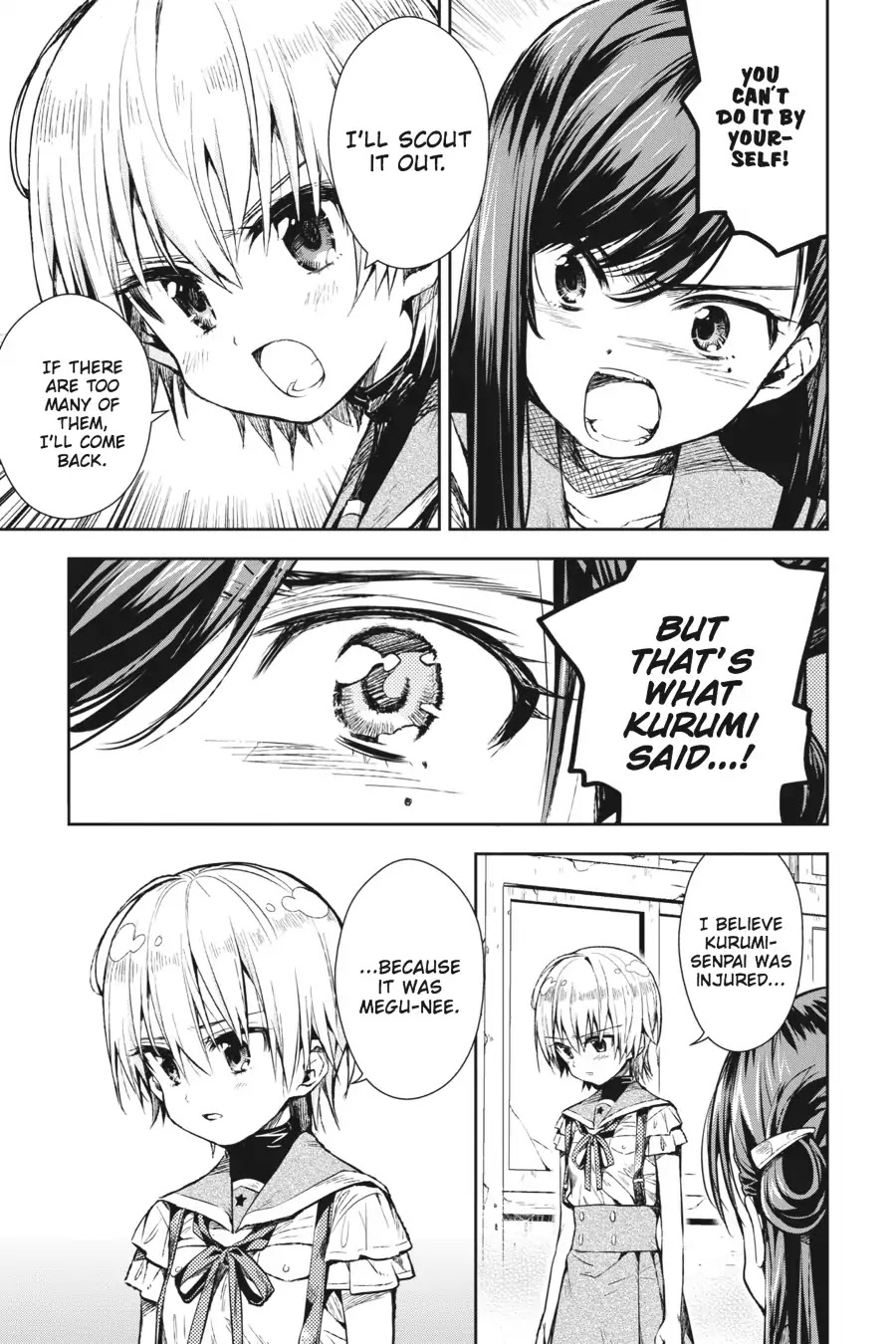 Gakkou Gurashi! Chapter 19 page 16 - Chapter 19: Scars