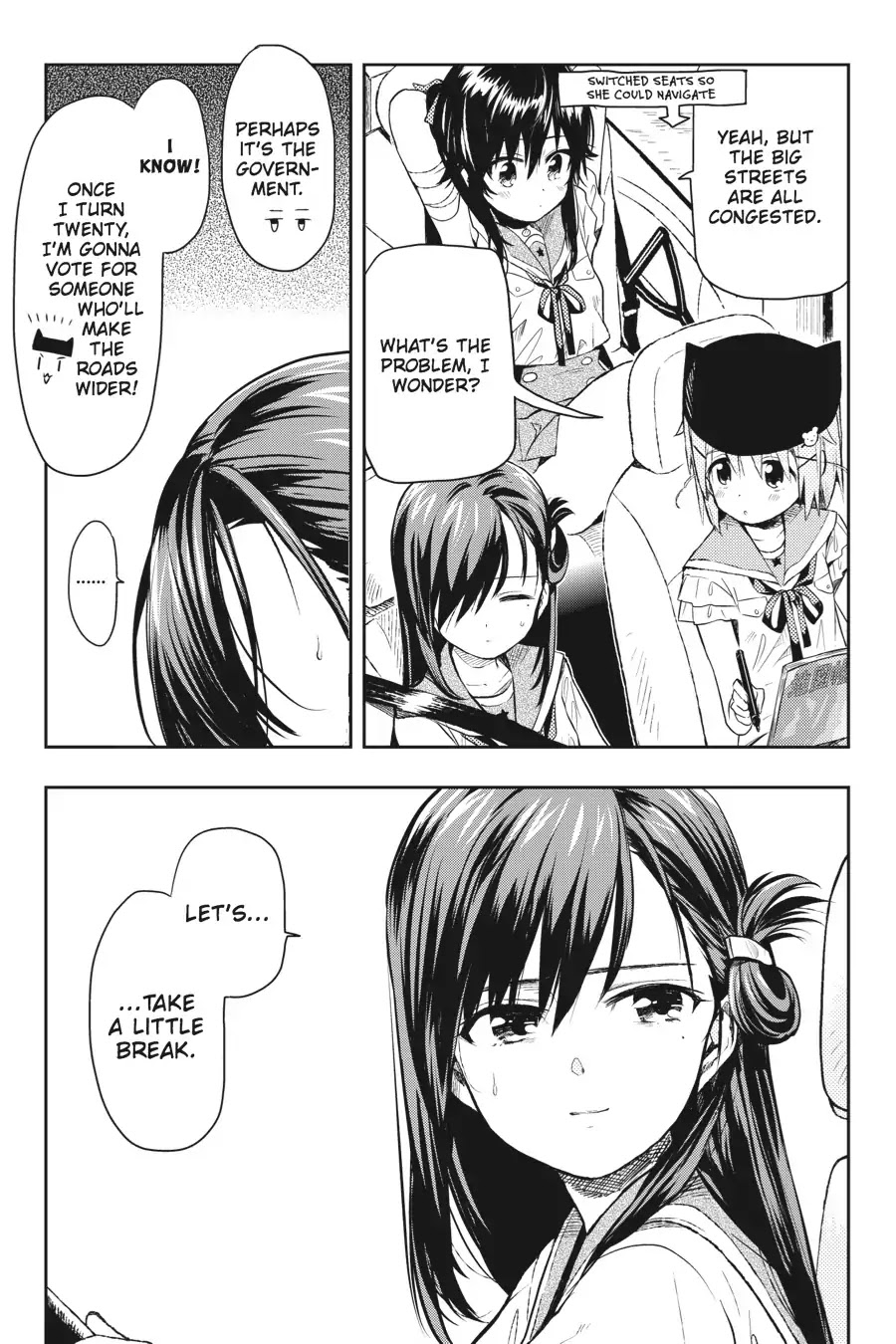Gakkou Gurashi! Chapter 32 page 9 - Chapter 32: Car