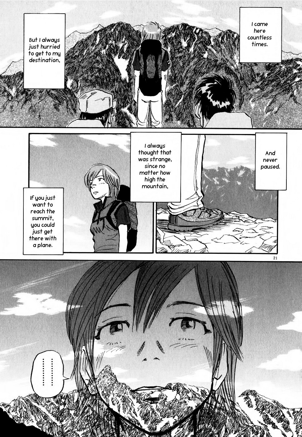 Gaku Chapter 1.5 page 21 - Vol.1 Chapter 5: Summit