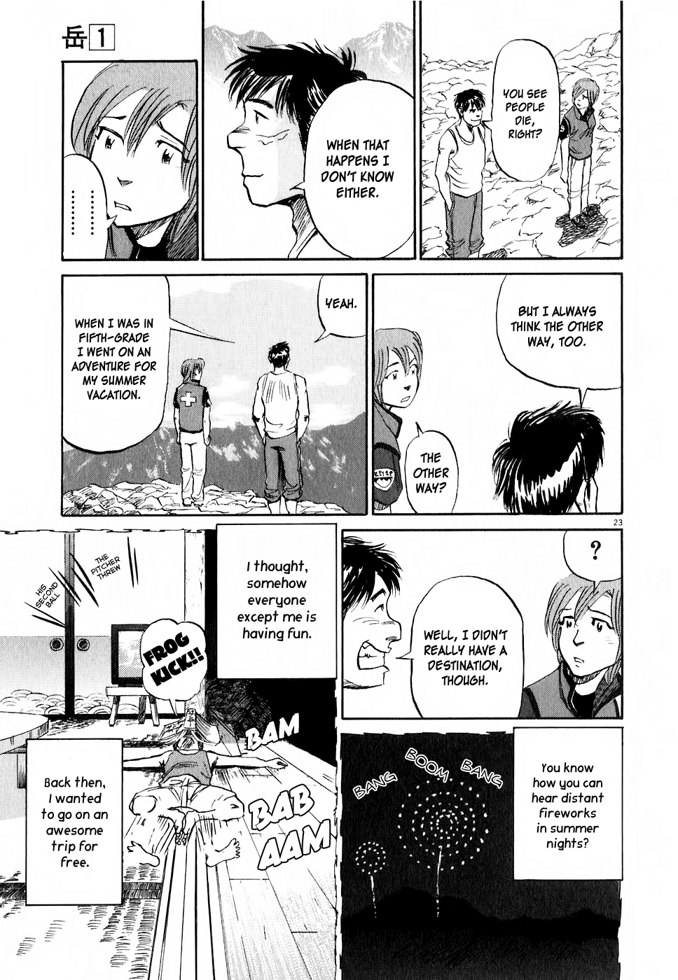 Gaku Chapter 1.5 page 23 - Vol.1 Chapter 5: Summit