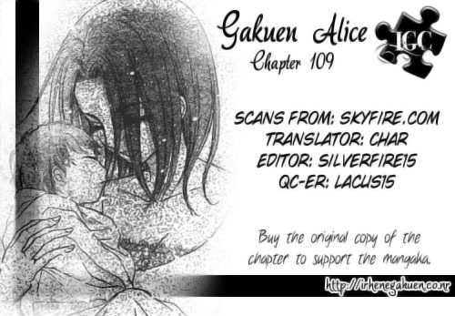 Gakuen Alice Chapter 109 page 1 - Chapter 109: Igarashi Kaoru