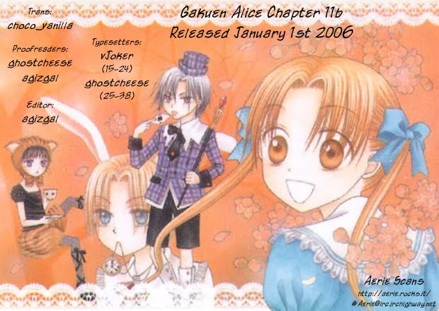 Gakuen Alice Chapter 11 page 40 - Chapter 11: Plans
