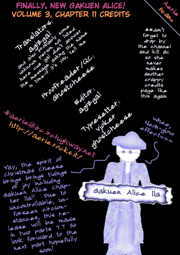 Gakuen Alice Chapter 11 page 42 - Chapter 11: Plans