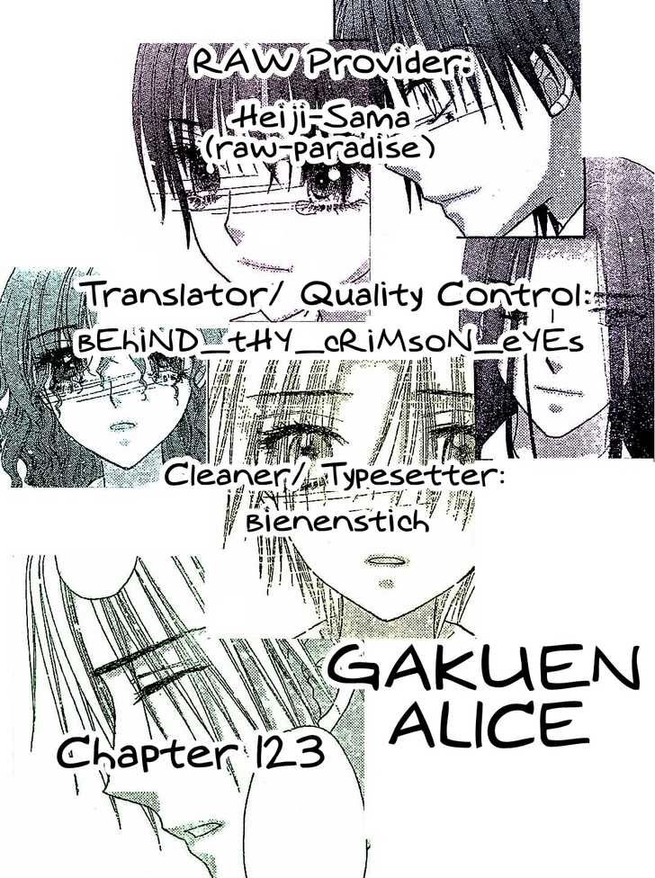 Gakuen Alice Chapter 123 page 33 - Chapter 123: On the Path that Lies Ahead
