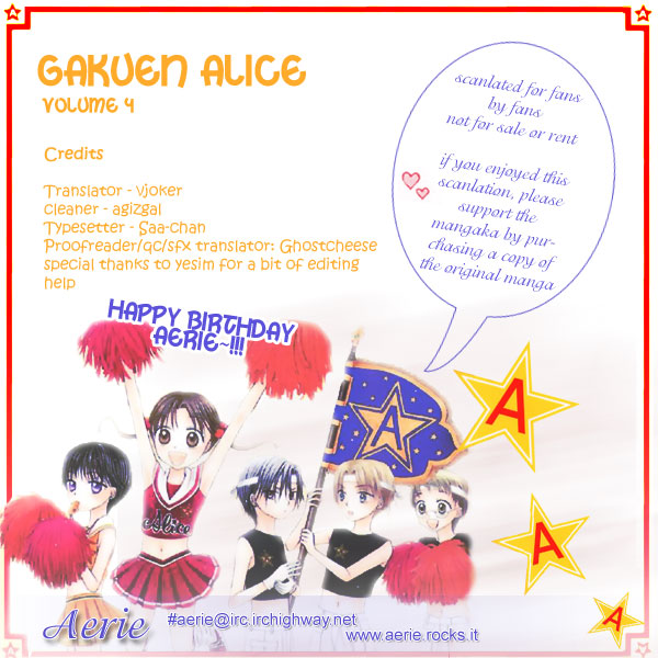 Gakuen Alice Chapter 17 page 44 - Chapter 17: Nodacchi-sensei