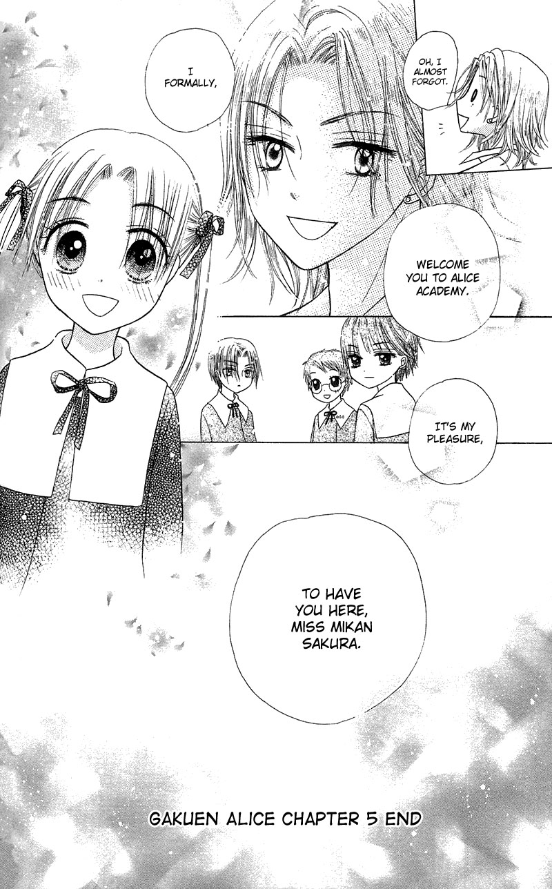Gakuen Alice Chapter 5 page 40 - Chapter 5: Mikan VS Natsume
