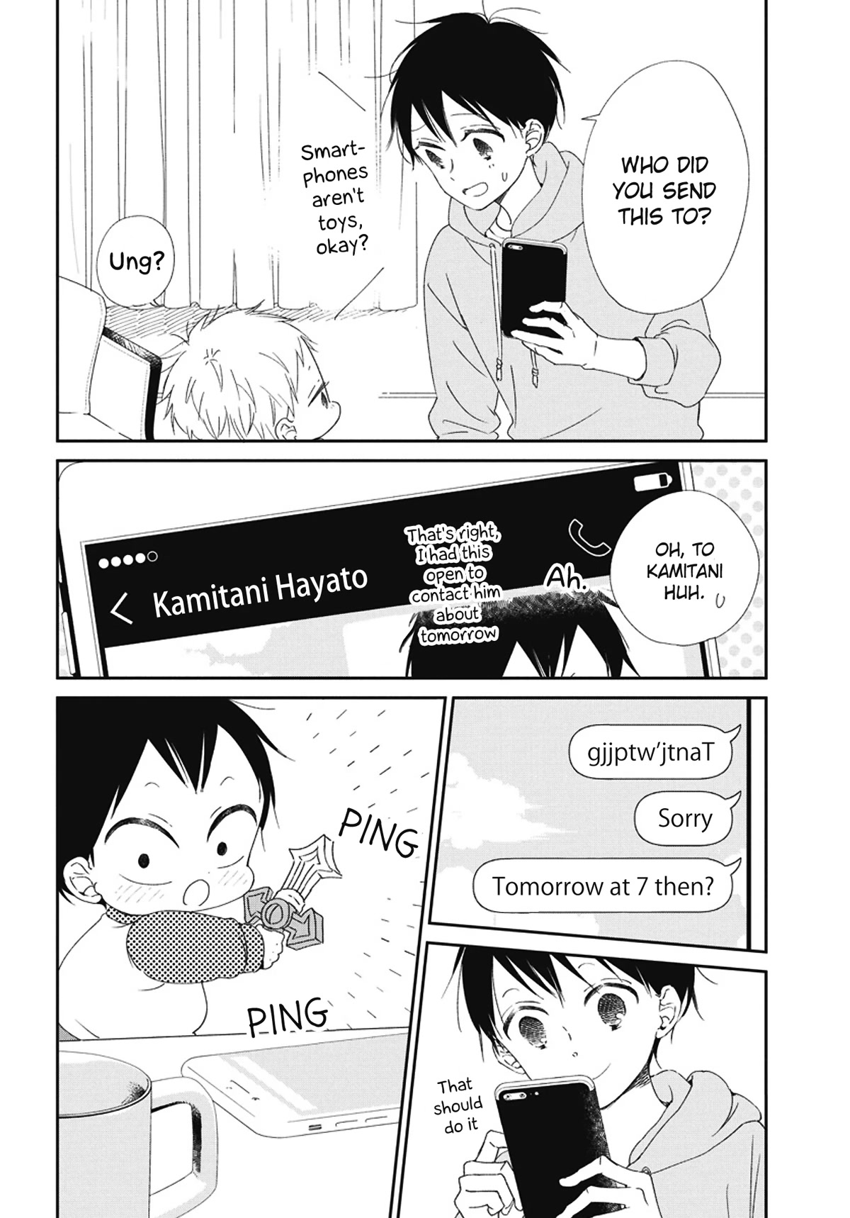 Gakuen Babysitters Chapter 109.5 page 2 - Chapter 109.5: Everyone's Network