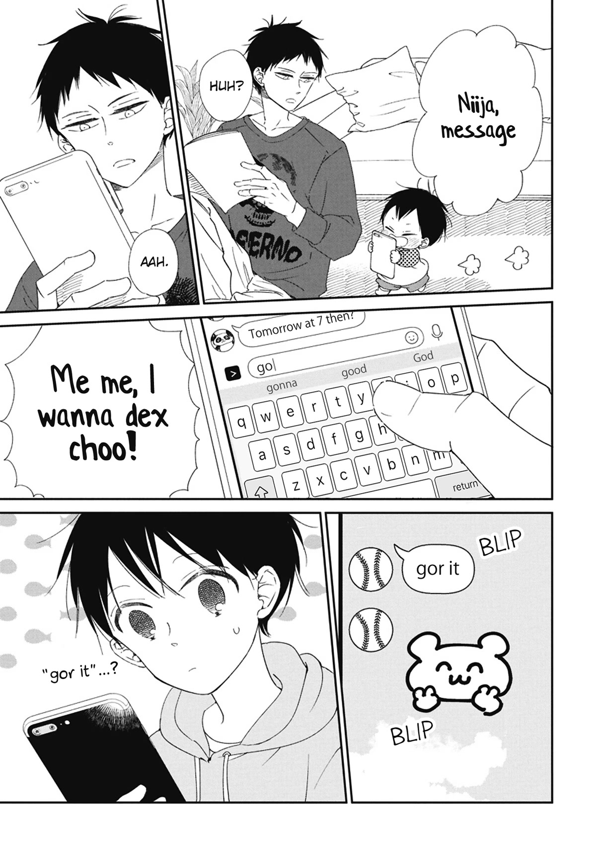 Gakuen Babysitters Chapter 109.5 page 3 - Chapter 109.5: Everyone's Network