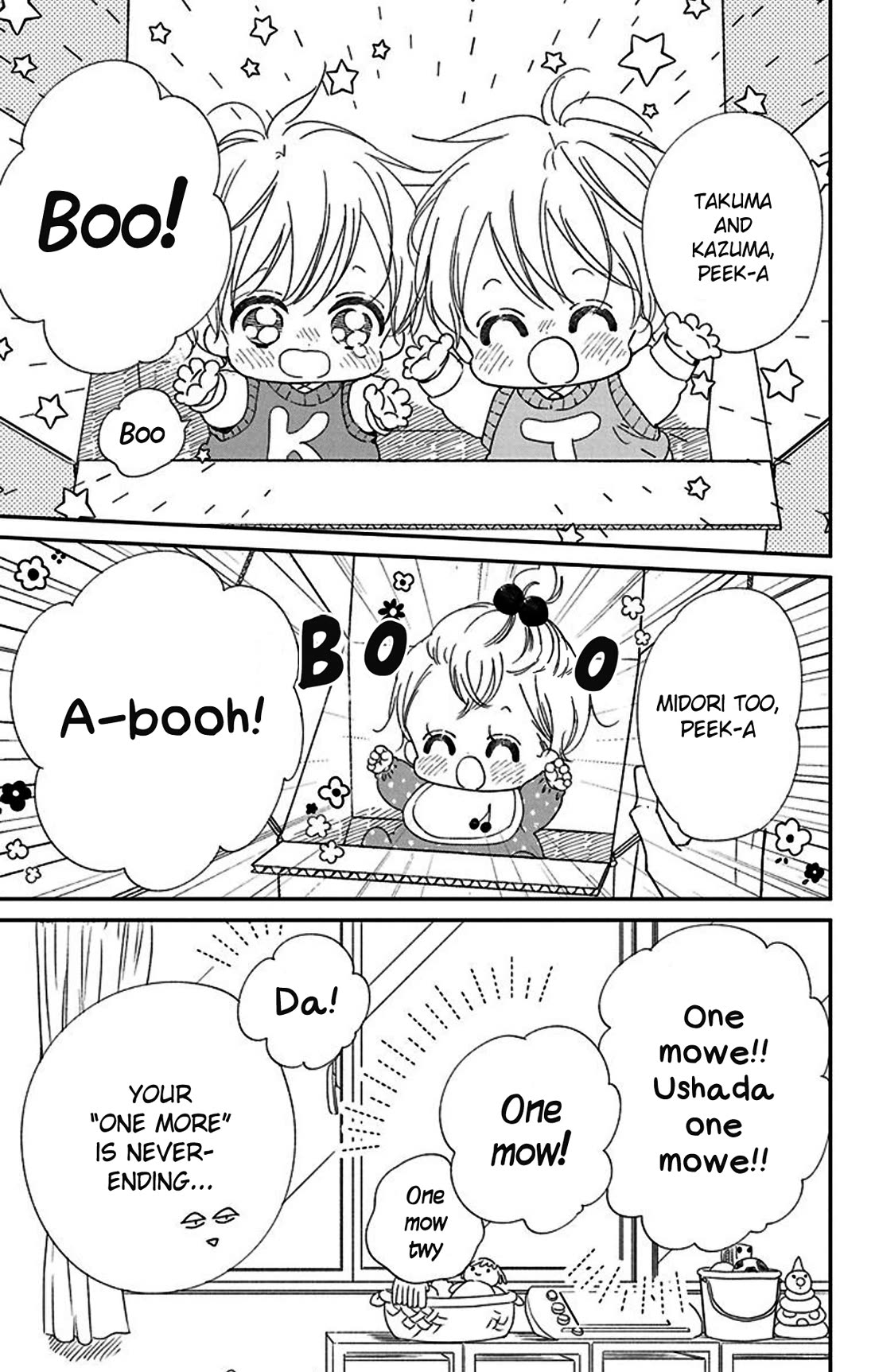 Gakuen Babysitters Chapter 117.5 page 5 - Chapter 117.5: Everyone's Playing With Cardboard Boxes