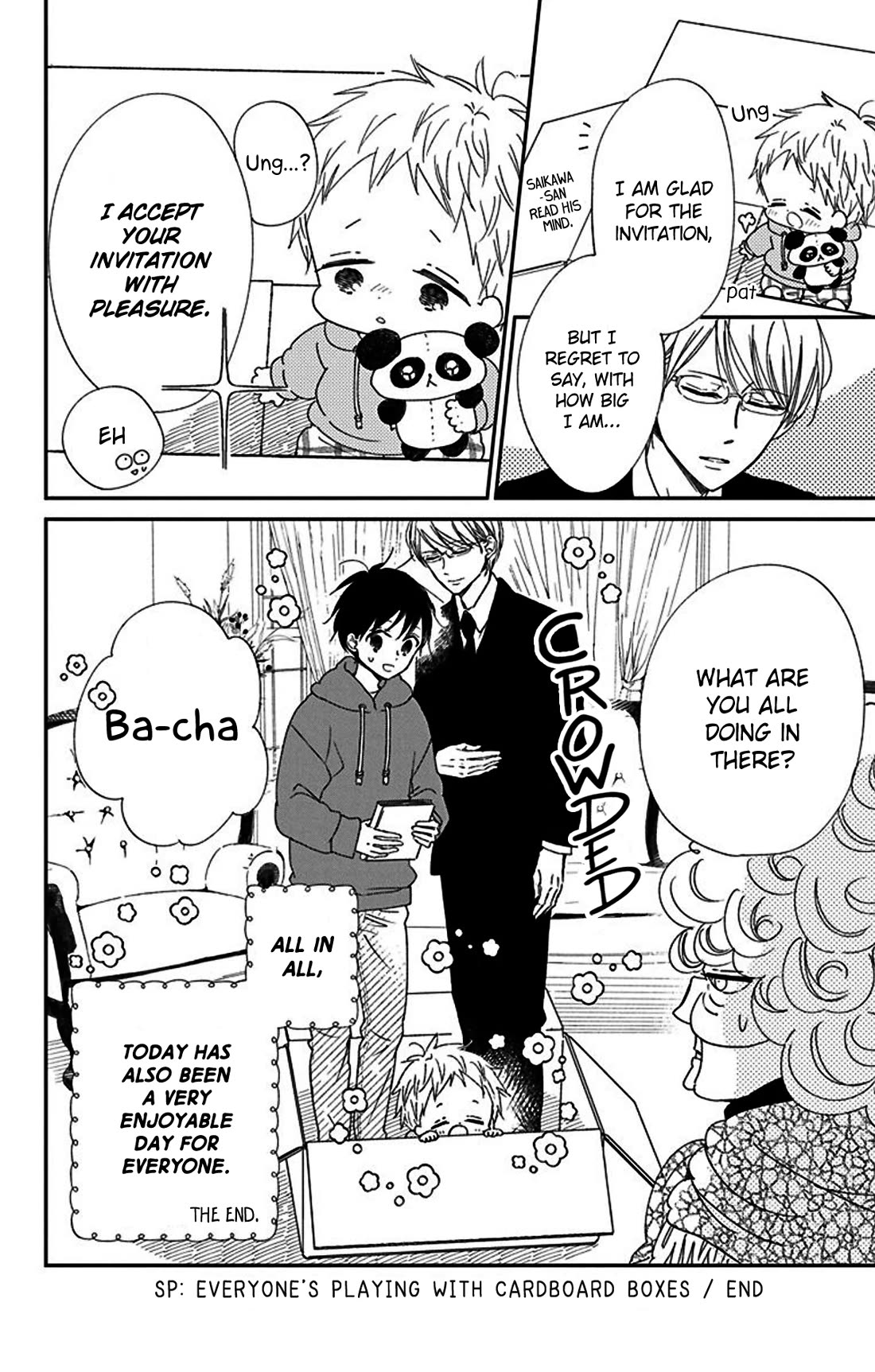 Gakuen Babysitters Chapter 117.5 page 8 - Chapter 117.5: Everyone's Playing With Cardboard Boxes