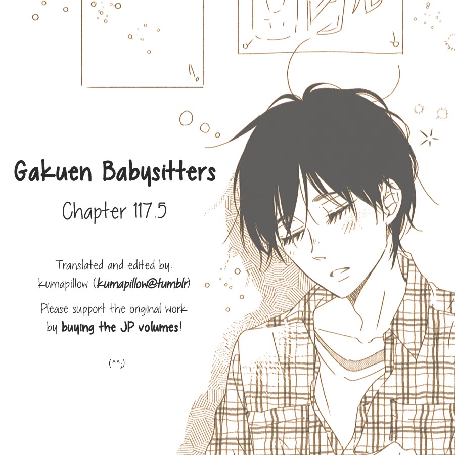 Gakuen Babysitters Chapter 117.5 page 9 - Chapter 117.5: Everyone's Playing With Cardboard Boxes
