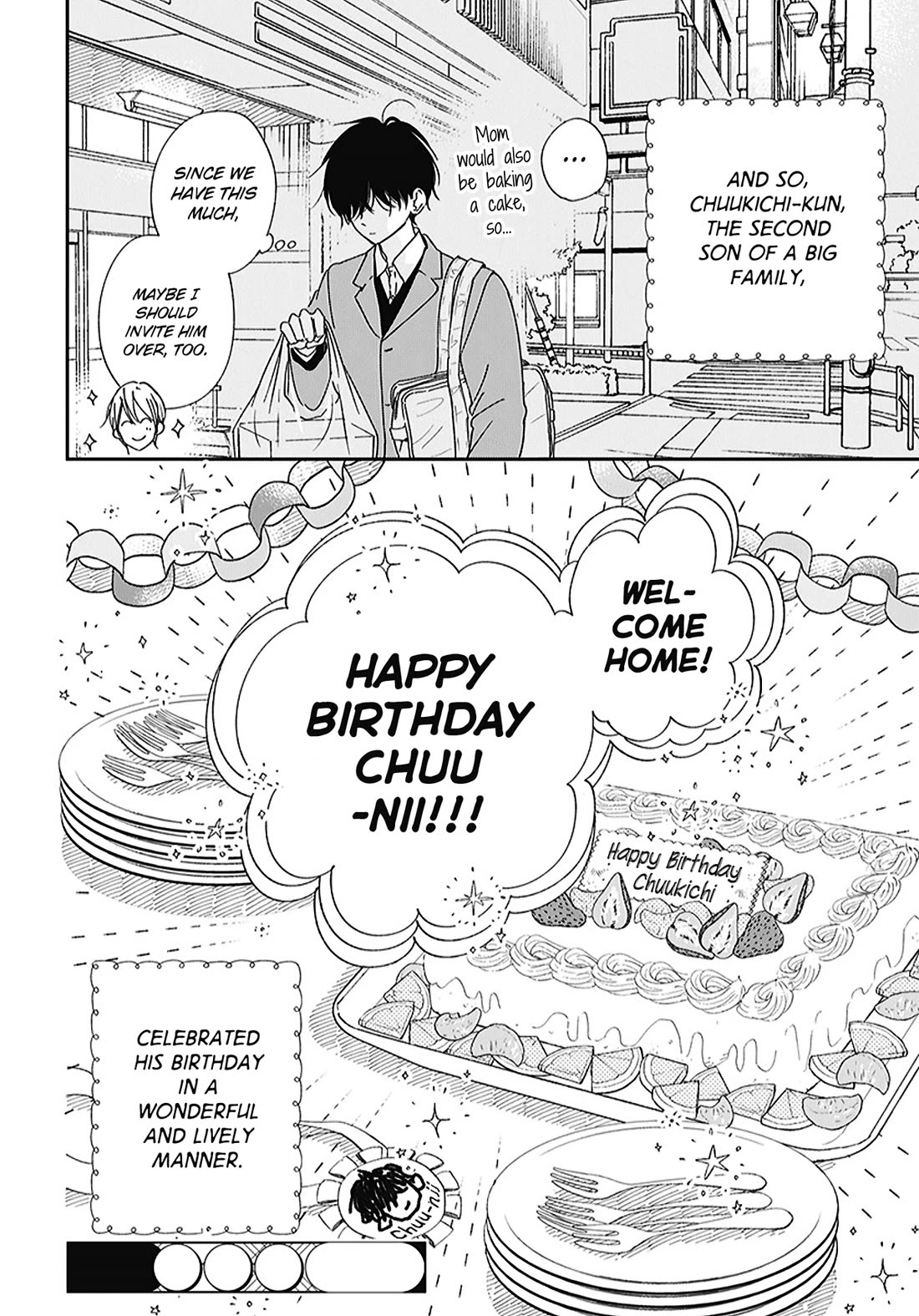 Gakuen Babysitters Chapter 120.5 page 8 - Chapter 120.5: Nezu-kun's Birthday