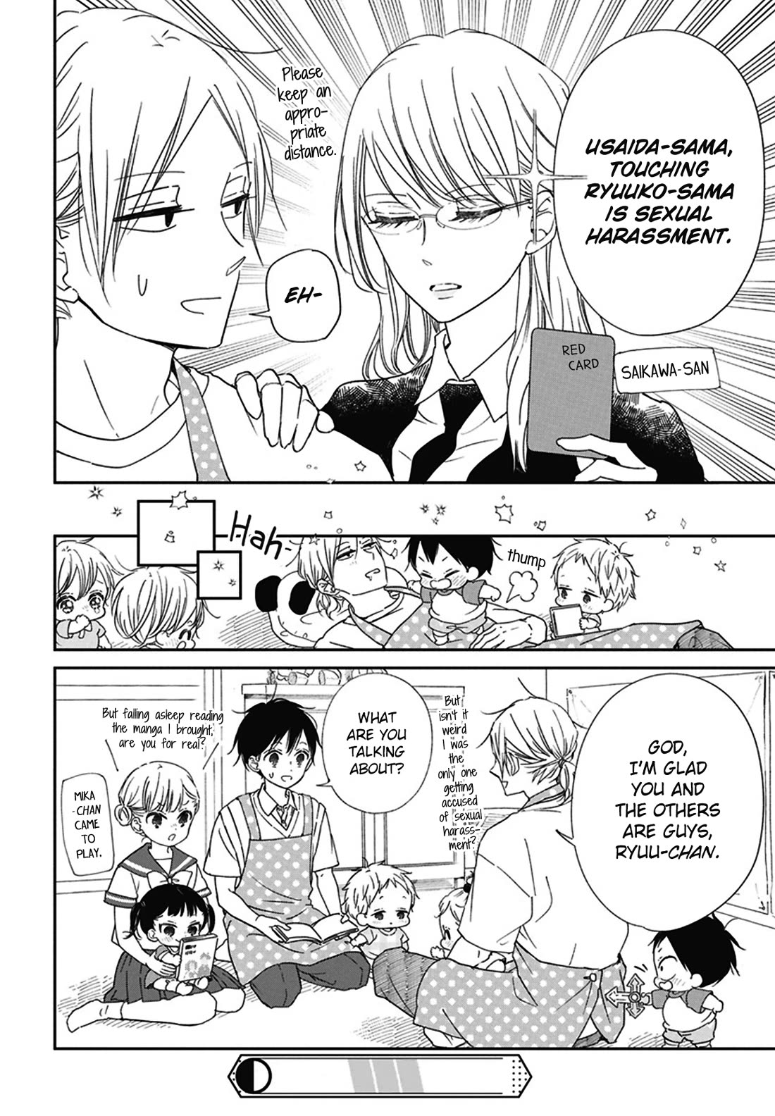Gakuen Babysitters Chapter 127.5 page 8 - Chapter 127.5: Everyone's Genderbend Time