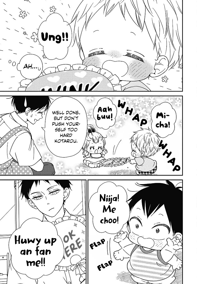 Gakuen Babysitters Chapter 141.5 page 7 - Chapter 141.5: Everyone, flap!
