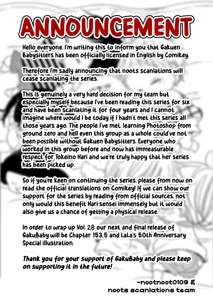 Gakuen Babysitters Chapter 153 page 26 - Chapter 153