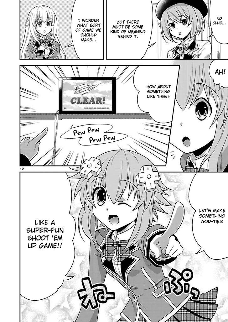 Gakuen Game Neptune - Katsudou Diary Chapter 1 page 12 - Chapter 1 : Activate! Game Executive Club