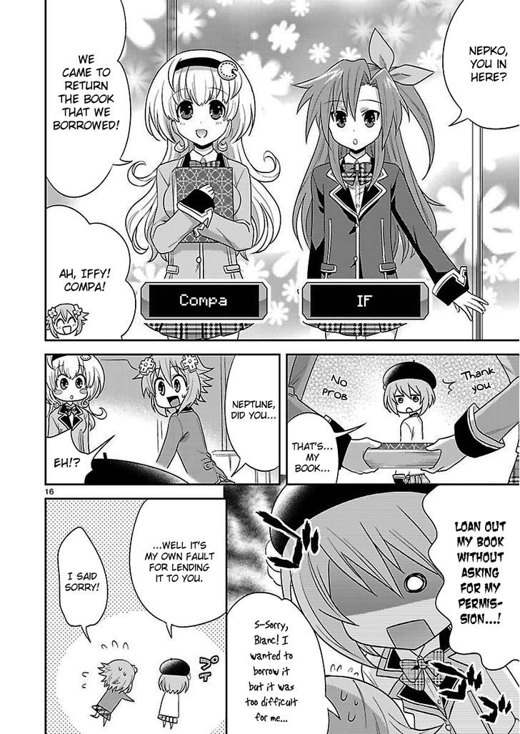 Gakuen Game Neptune - Katsudou Diary Chapter 1 page 16 - Chapter 1 : Activate! Game Executive Club