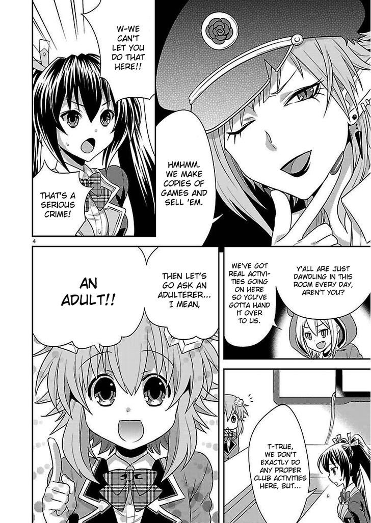 Gakuen Game Neptune - Katsudou Diary Chapter 1 page 4 - Chapter 1 : Activate! Game Executive Club