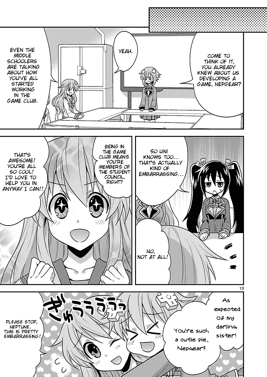 Gakuen Game Neptune - Katsudou Diary Chapter 2 page 13 - Chapter 2
