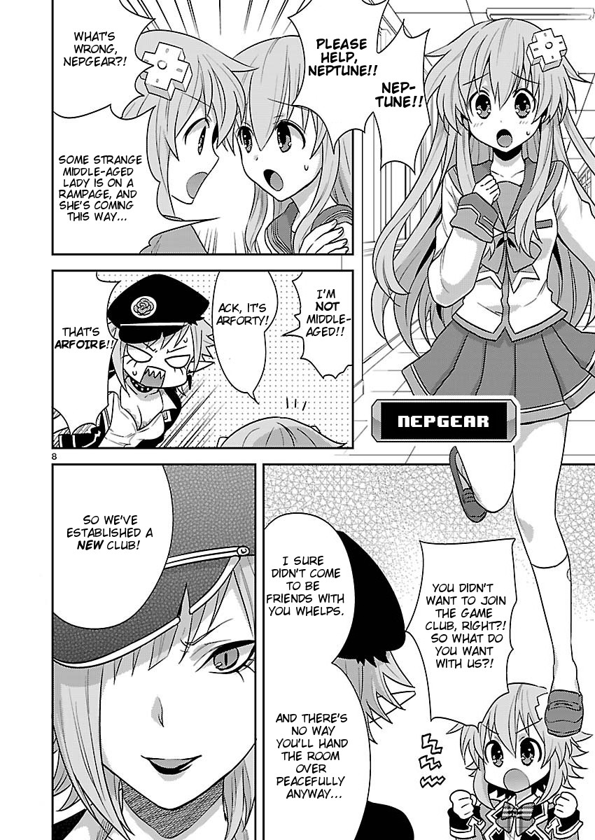 Gakuen Game Neptune - Katsudou Diary Chapter 2 page 8 - Chapter 2