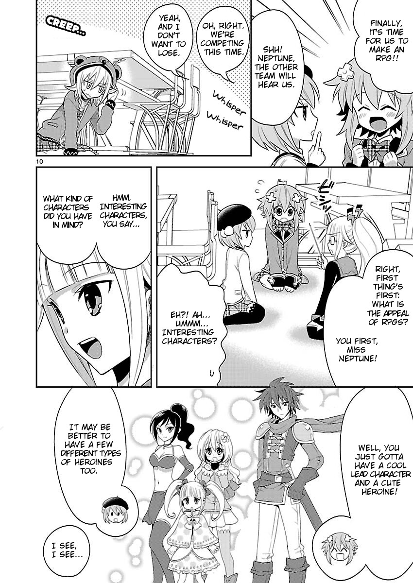 Gakuen Game Neptune - Katsudou Diary Chapter 3 page 10 - Chapter 3 [END]