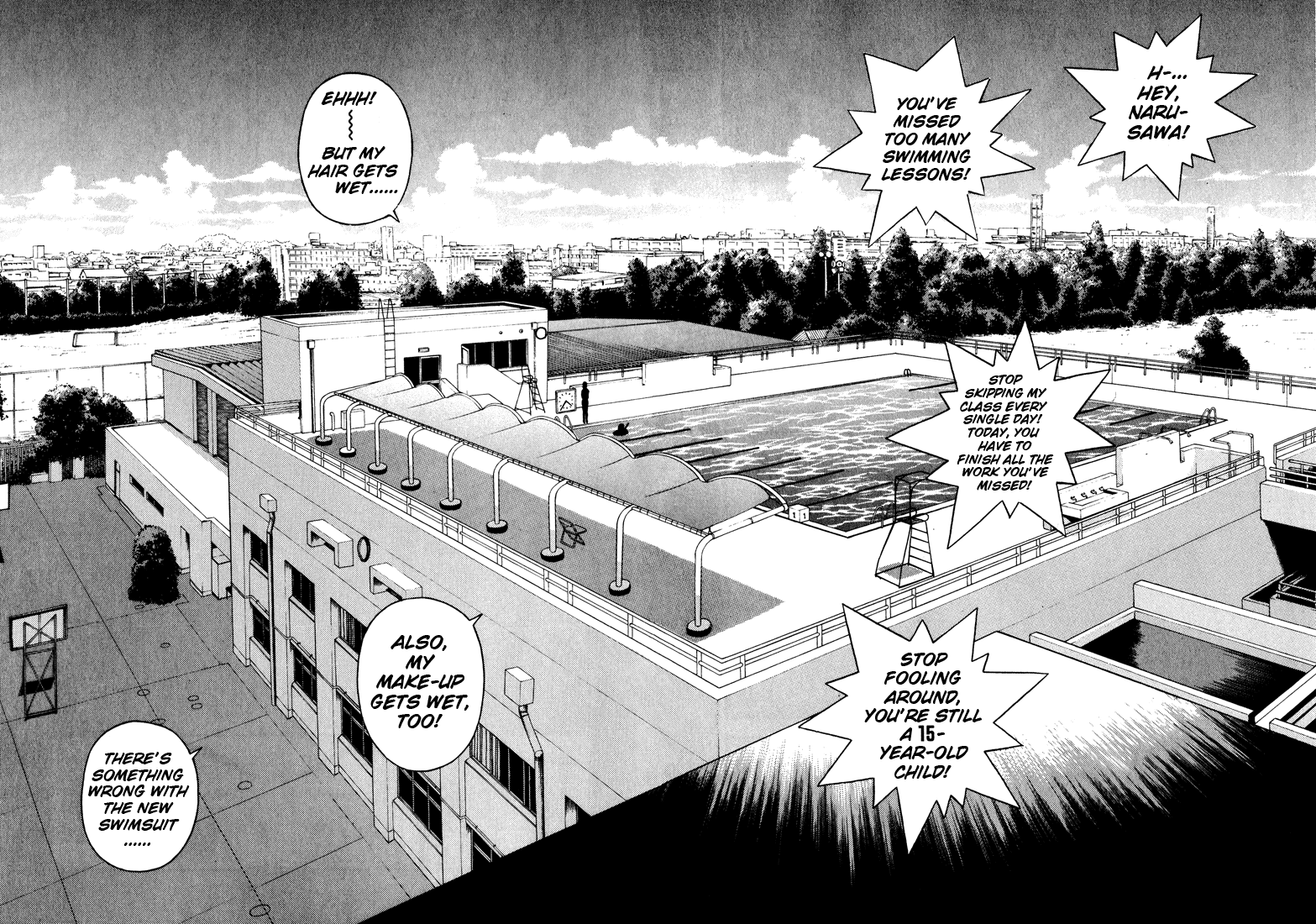 Gakuen Heaven Chapter 12 page 14 - Chapter 12: New School Swimsuits