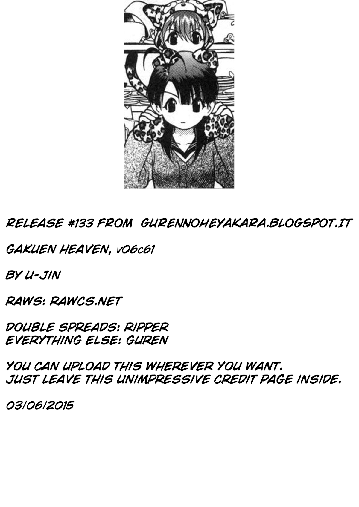 Gakuen Heaven Chapter 61 page 17 - Chapter 61: When The Day You Reach Your Goal Comes...