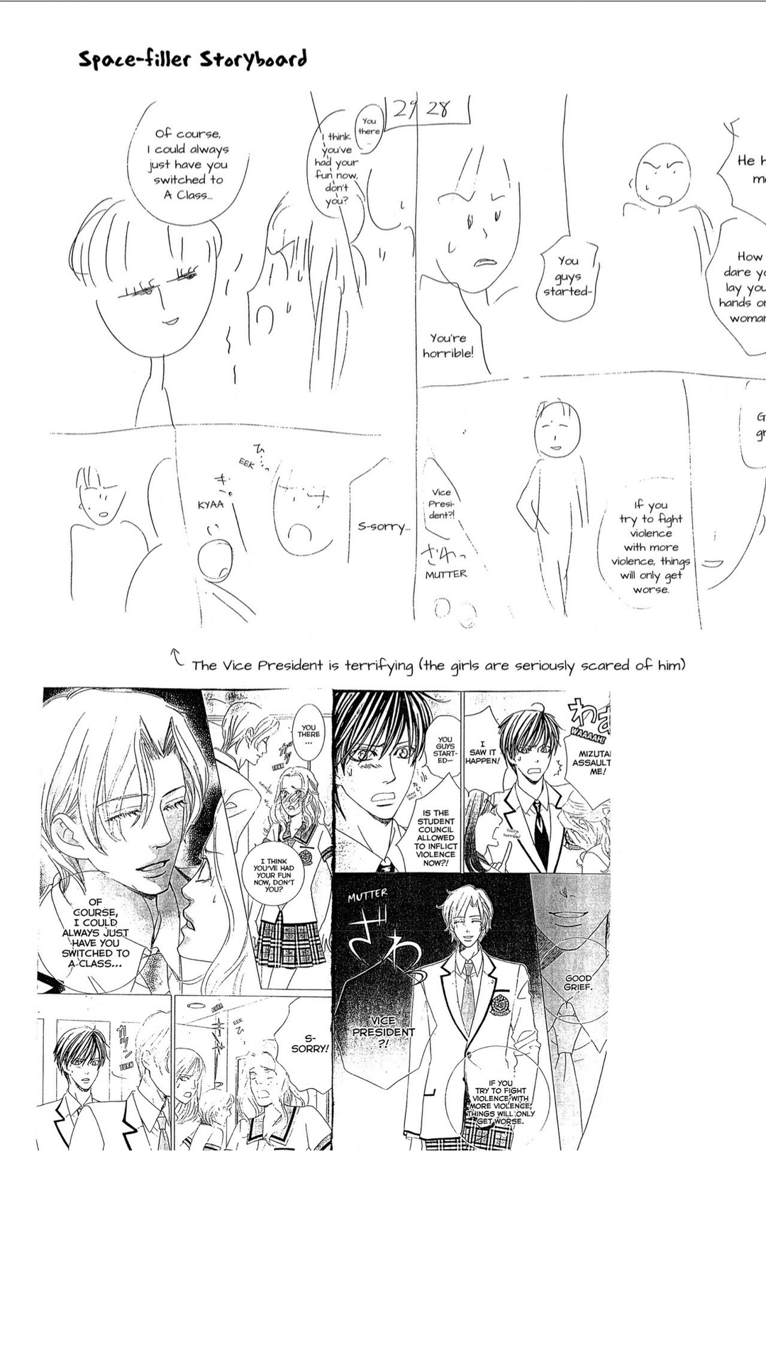 Gakuen Ouji Chapter 41 page 44 - Chapter 41: Disgraceful Girls