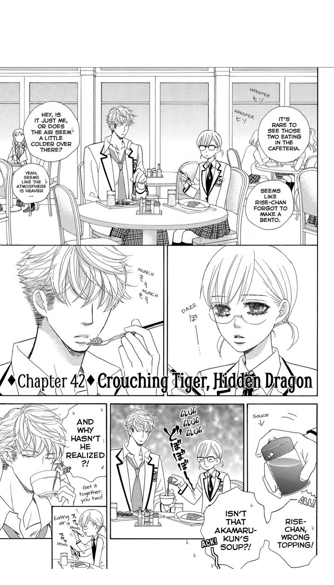 Gakuen Ouji Chapter 42 page 1 - Chapter 42: Crouching Tigger, Hidden Dragon