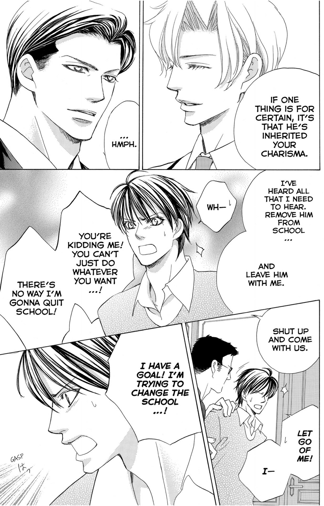 Gakuen Ouji Chapter 46 page 23 - Chapter 46: Red and Blue