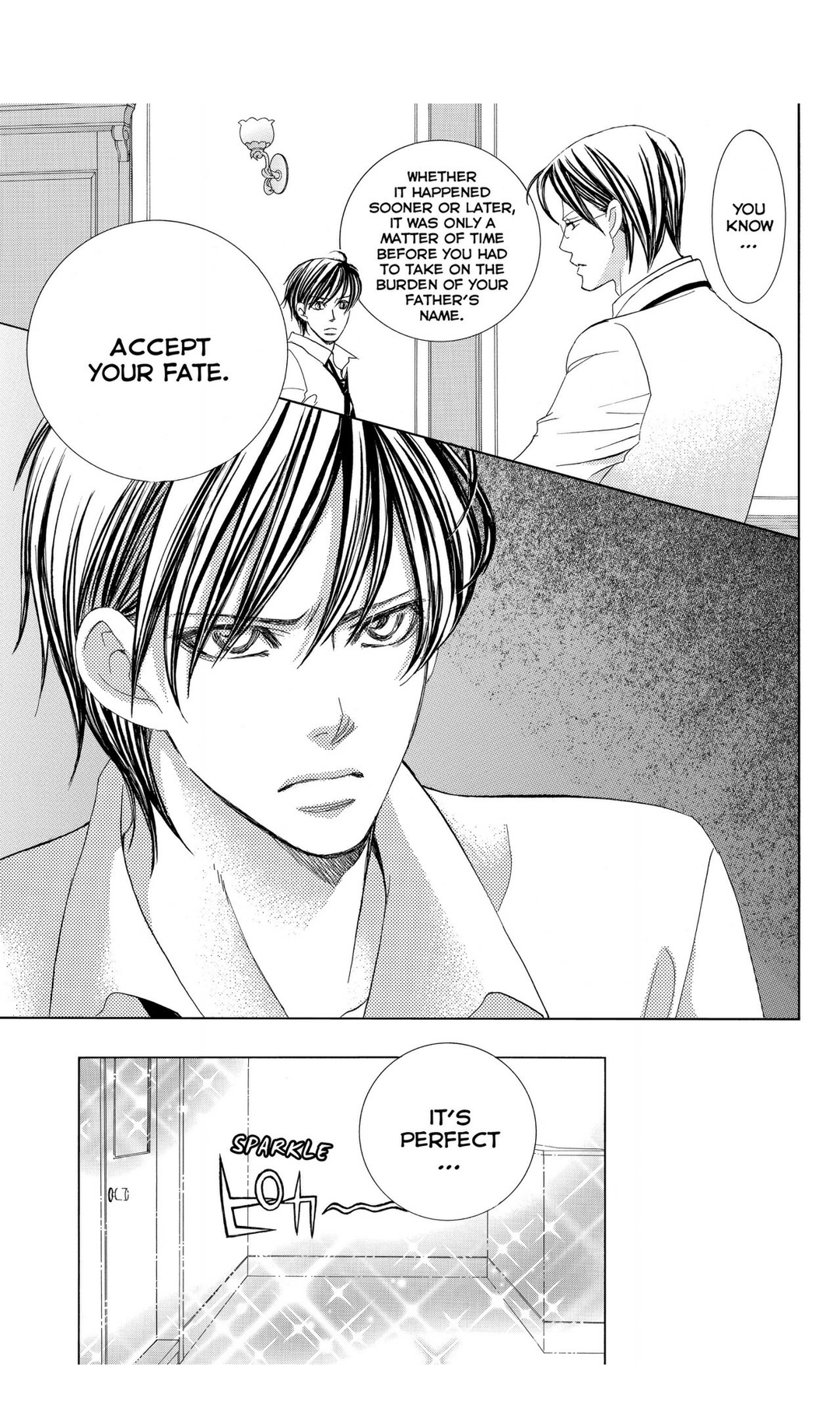 Gakuen Ouji Chapter 46 page 3 - Chapter 46: Red and Blue