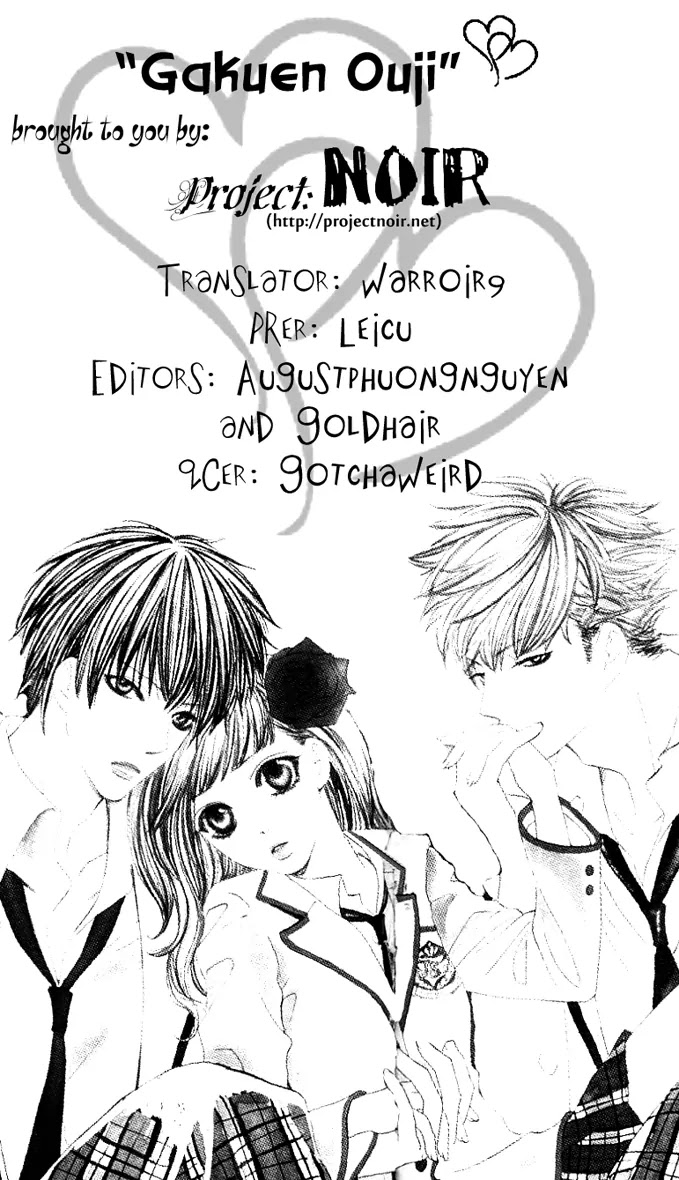 Gakuen Ouji Chapter 6 page 38 - Chapter 6: Azusa Mitzutani, or the Unbearable Lightness of Mind