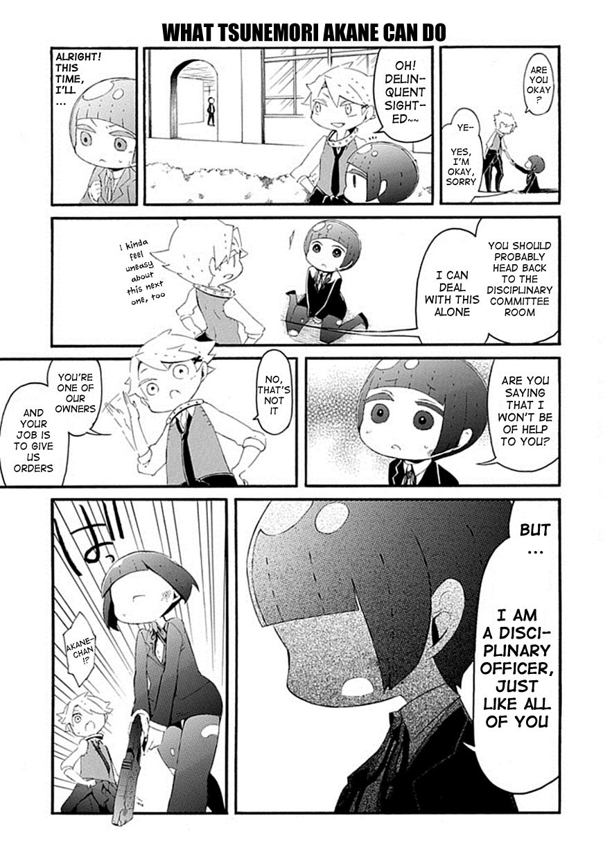 Gakuen Psycho-Pass Chapter 3 page 12 - Chapter 3 : Tsunemori Akane and the Disciplinary Committee Dog