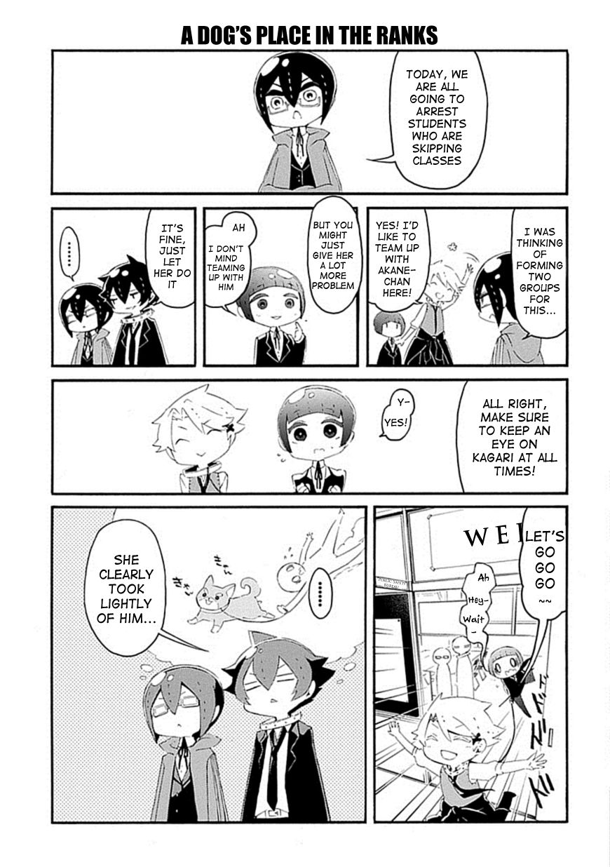 Gakuen Psycho-Pass Chapter 3 page 6 - Chapter 3 : Tsunemori Akane and the Disciplinary Committee Dog