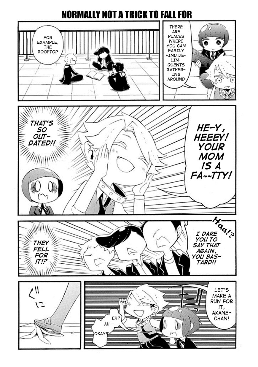 Gakuen Psycho-Pass Chapter 3 page 9 - Chapter 3 : Tsunemori Akane and the Disciplinary Committee Dog