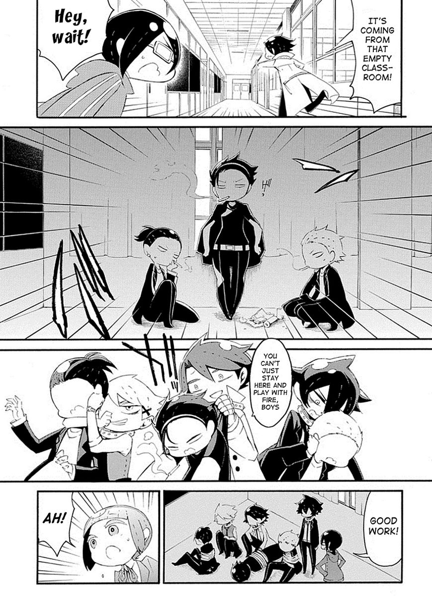 Gakuen Psycho-Pass Chapter 5 page 12 - Chapter 5 : Tsunemori Akane and the Disciplinary Showdown