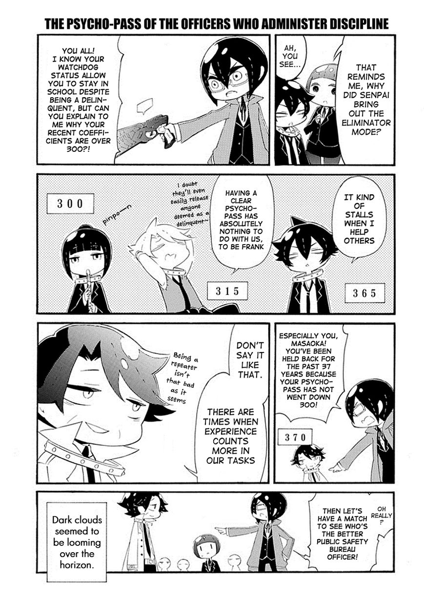 Gakuen Psycho-Pass Chapter 5 page 6 - Chapter 5 : Tsunemori Akane and the Disciplinary Showdown