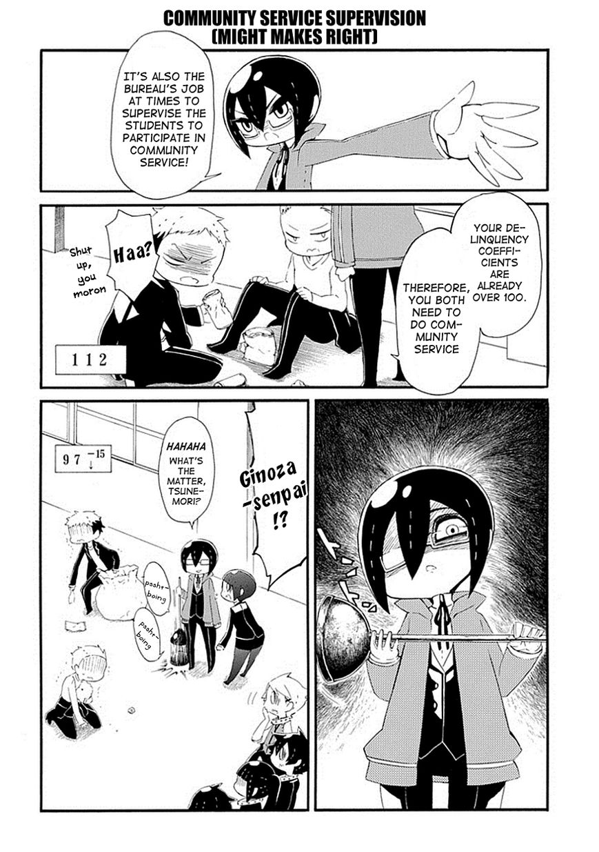 Gakuen Psycho-Pass Chapter 5 page 9 - Chapter 5 : Tsunemori Akane and the Disciplinary Showdown