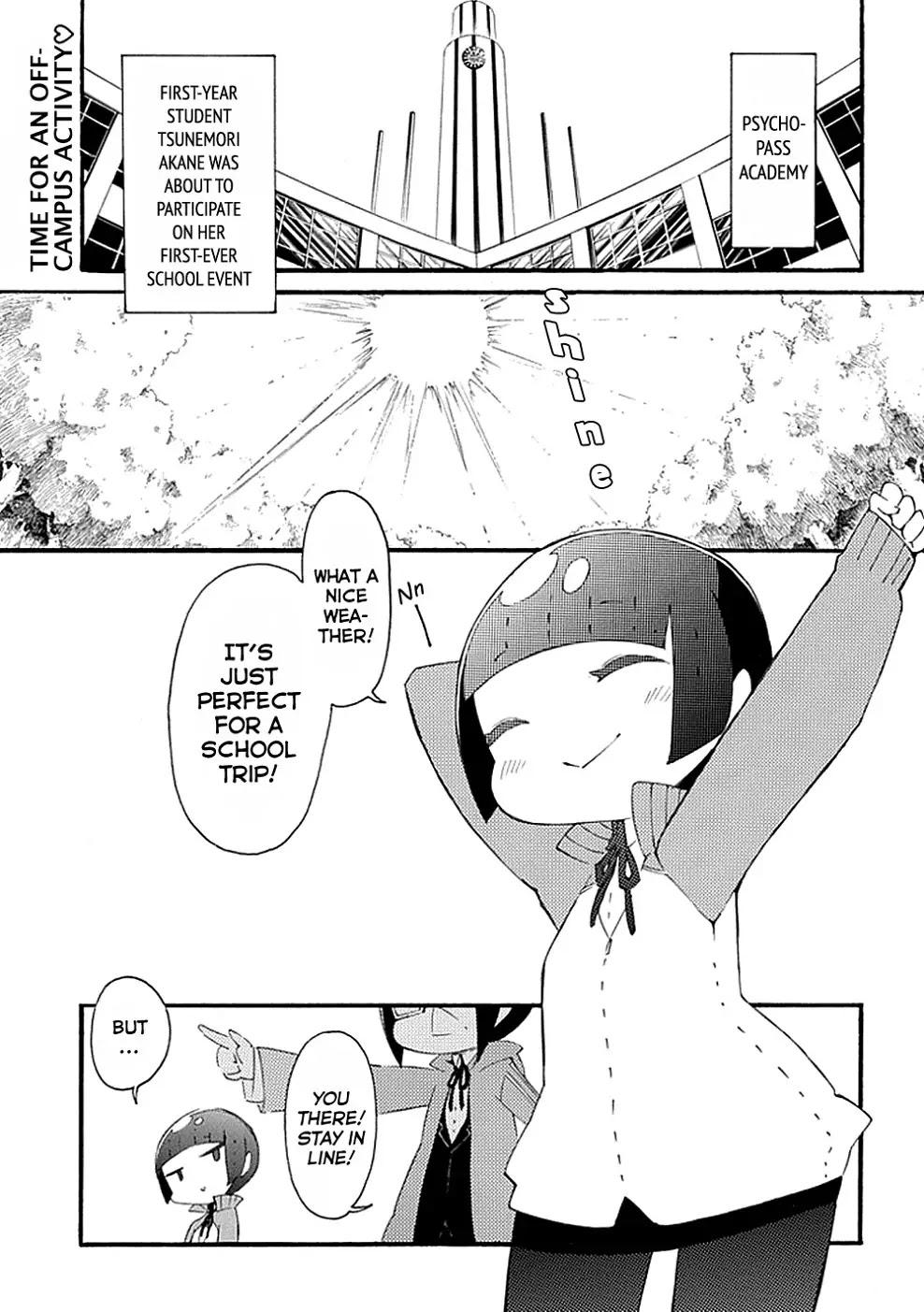 Gakuen Psycho-Pass Chapter 9 page 2 - Chapter 9