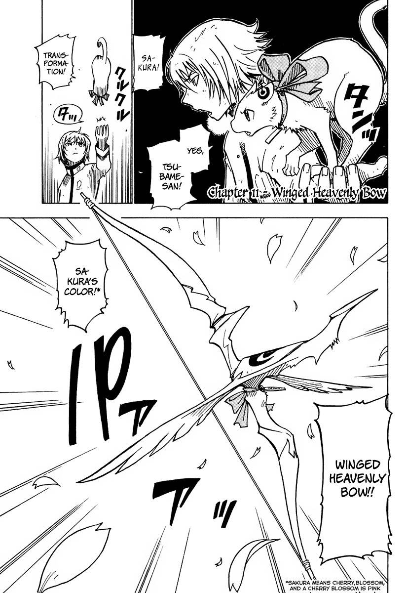Gakuen Sousei Nekoten! Chapter 11 page 3 - Chapter 11: Winged Heavenly Bow