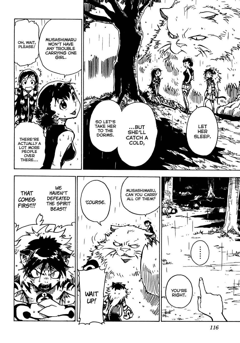 Gakuen Sousei Nekoten! Chapter 15 page 14 - Chapter 15: The Battle Between the Rain and the Surface of the Water